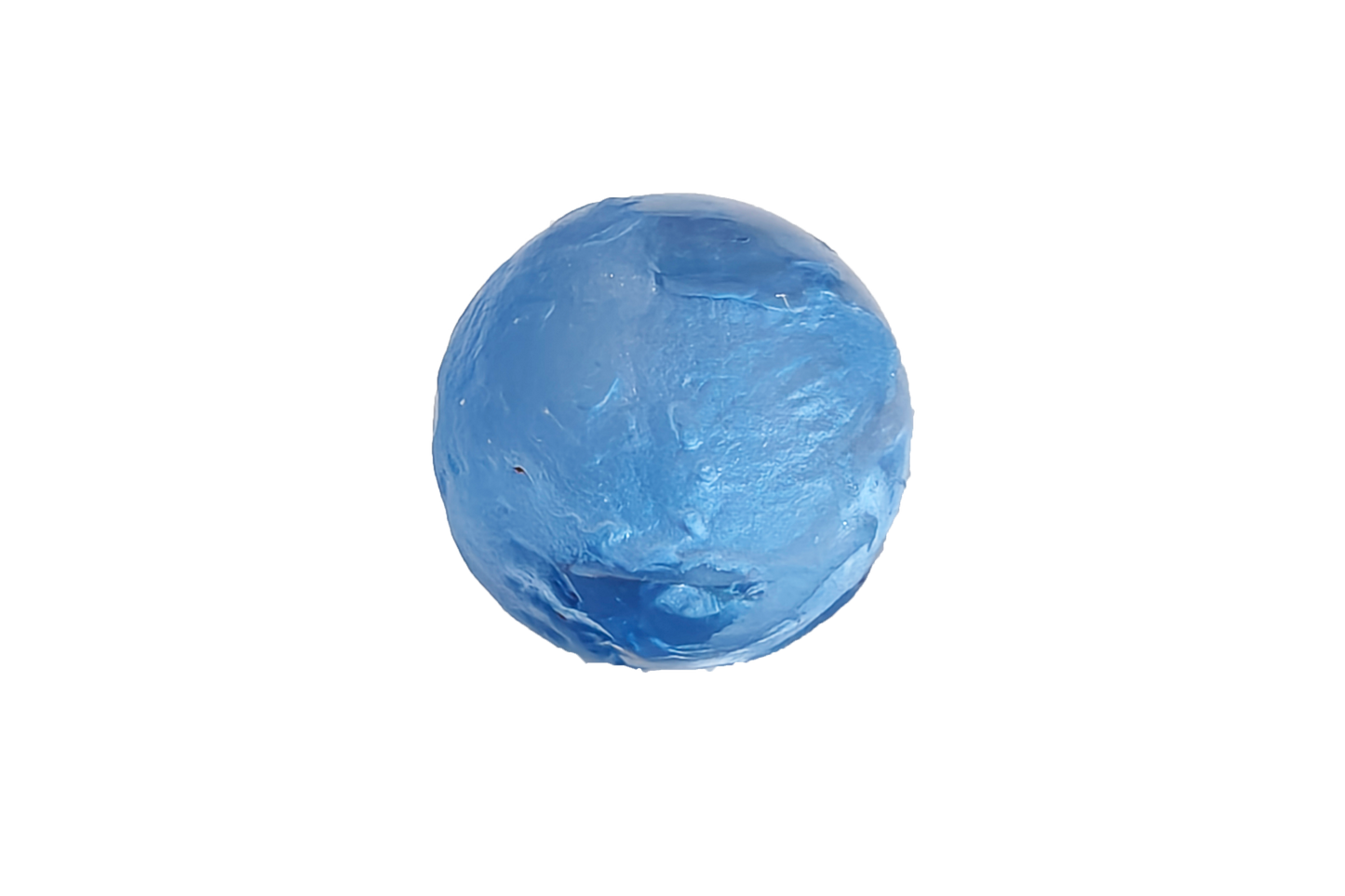 Lab-grown Blue Spinel Earth Carving