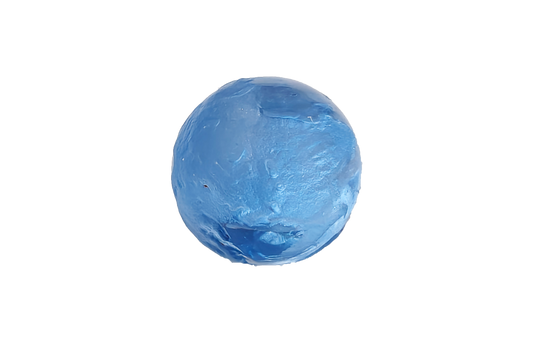 Lab-grown Blue Spinel Earth Carving