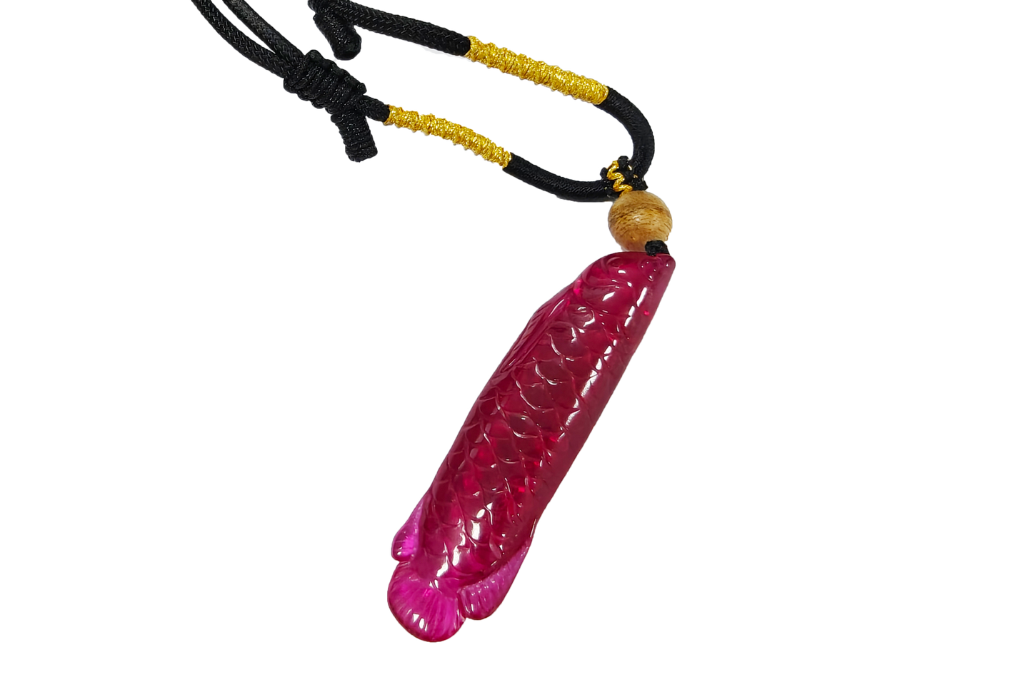 Lab-Grown Corundum Carved Piece