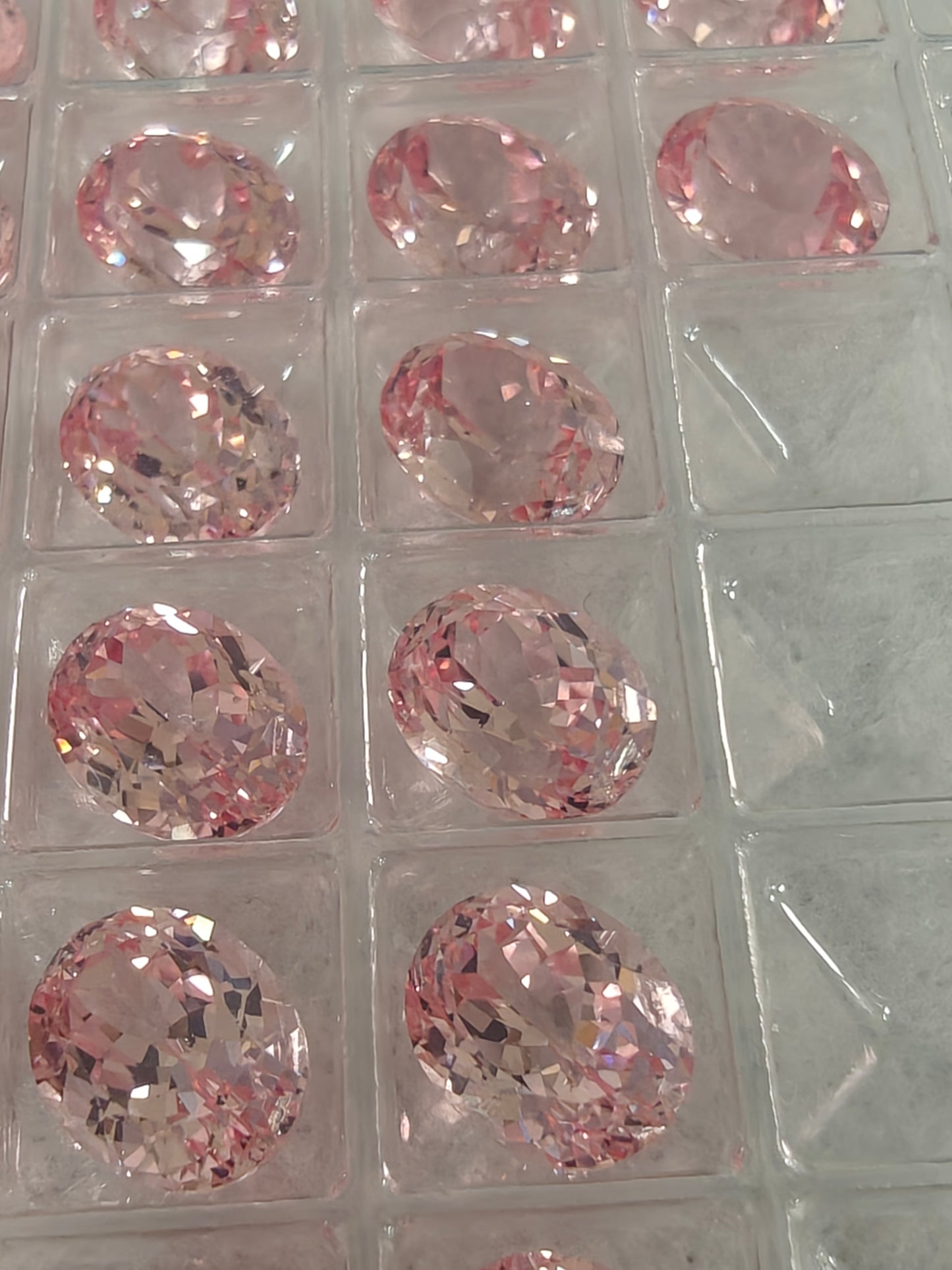 Light Pink-Orange Padparadscha Lab Sapphire